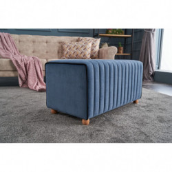 Puff Mabel Azul Practica Hogar
