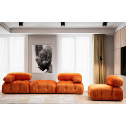 Puff Bubble Naranja Practica Hogar