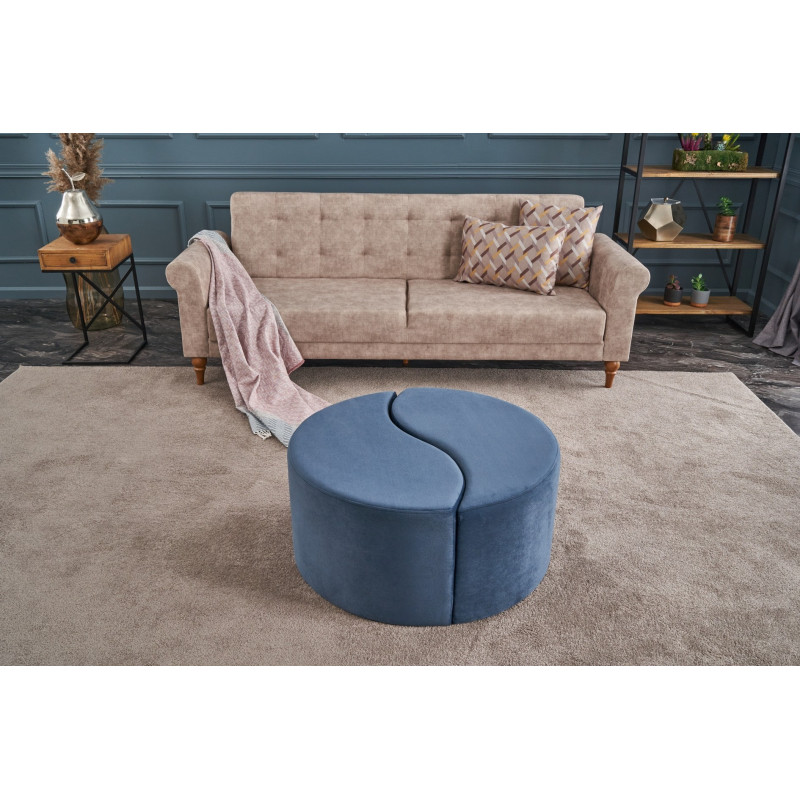 Puff Alis Azul Practica Hogar