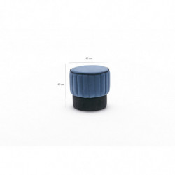 Puff Rose Azul Practica Hogar