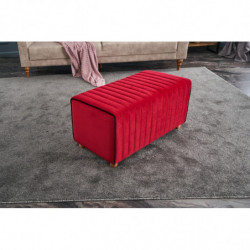 Puff Mabel Rojo Practica Hogar