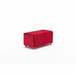 Puff Mabel Rojo Practica Hogar
