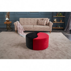 Puff Alis Rojo negro Practica Hogar