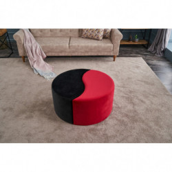 Puff Alis Rojo negro Practica Hogar