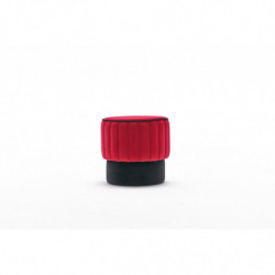 Puff Rose Rojo Practica Hogar