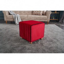 Puff Mona Rojo Practica Hogar