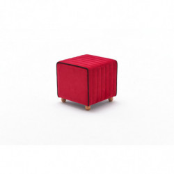Puff Mona Rojo Practica Hogar
