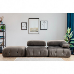 Puff Bubble Gris Practica Hogar