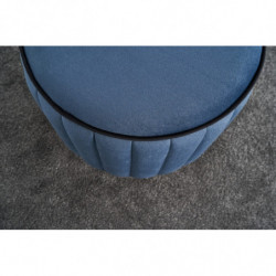 Puff Lindy Azul Practica Hogar