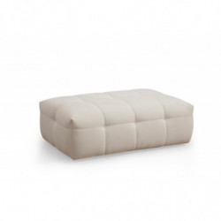 Puff Cady Ottoman Beige Practica Hogar
