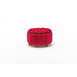 Puff Jasmin Rojo Practica Hogar