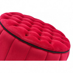 Puff Jasmin Rojo Practica Hogar