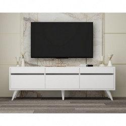 Mueble TV River Blanco Practica Hogar