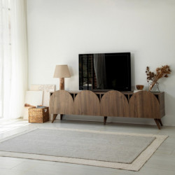 Mueble TV Mesta V2 Nogal Practica Hogar