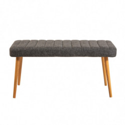 Banco Bench pino atlántico antracita Practica Hogar