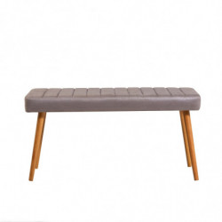 Banco Bench pino atlántico gris Practica Hogar