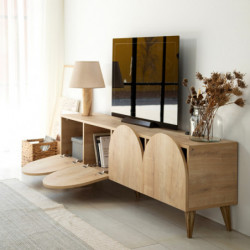 Mueble TV Mesta V2 Roble Practica Hogar