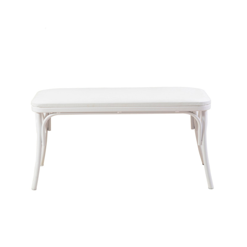Banco Oliver Bench blanco Practica Hogar Banco Oliver Bench blanco Practica Hogar