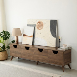 Mueble TV Four Seasons Nogal Practica Hogar