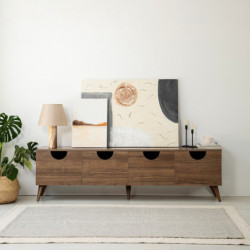 Mueble TV Four Seasons Nogal Practica Hogar