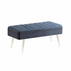 Banco Vina 1048 2 azul oscuro blanco Practica Hogar