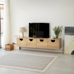 Mueble TV Four Seasons Roble Practica Hogar