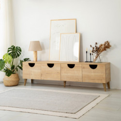 Mueble TV Four Seasons V2 Roble Practica Hogar