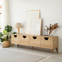 Mueble TV Four Seasons V2 Roble Practica Hogar