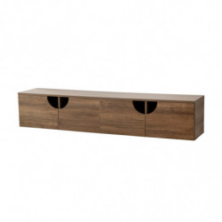 Mueble TV Grotte Nogal Practica Hogar