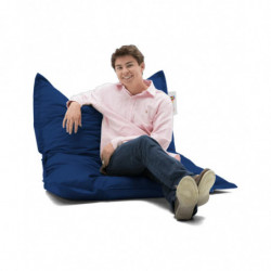 Puf de jardín Cushion 100x100 Azul Oscuro Practica Hogar