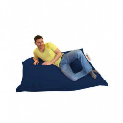 Puf de jardín Cushion 100x100 Azul Oscuro Practica Hogar