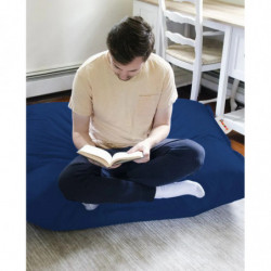 Puf de jardín Cushion 100x100 Azul Oscuro Practica Hogar