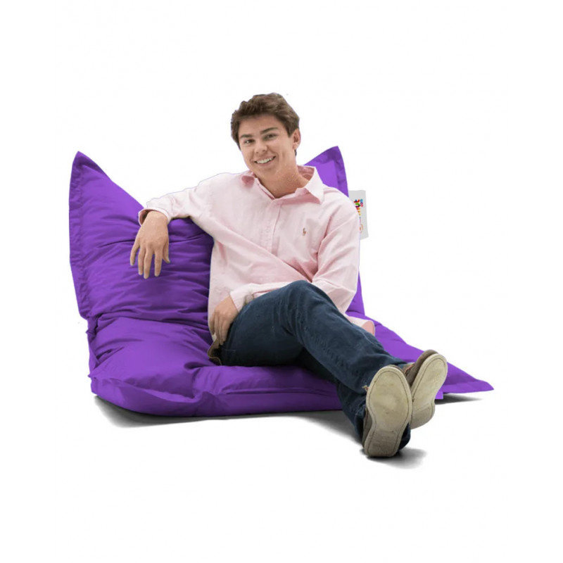 Puf de jardín Cushion 100x100 Púrpura Practica Hogar Puf de jardín Cushion 100x100 Púrpura Practica Hogar