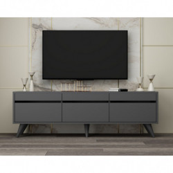 Mueble TV River Antracita Practica Hogar