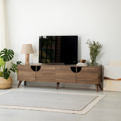 Mueble TV Grotte V2 Nogal Practica Hogar