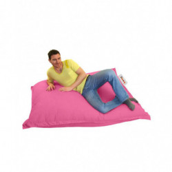 Puf de jardín Cushion 100x100 Rosa Practica Hogar