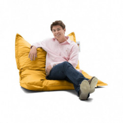 Puf de jardín Cushion 100x100 Amarillo Practica Hogar
