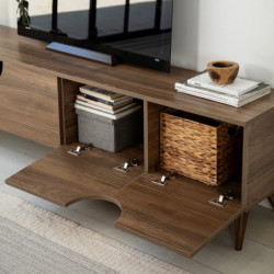 Mueble TV Grotte V2 Nogal Practica Hogar