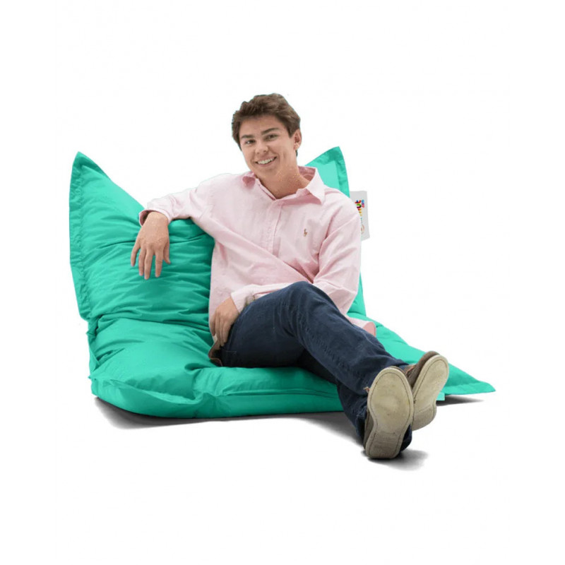 Puf de jardín Cushion 100x100 Turquesa Practica Hogar Puf de jardín Cushion 100x100 Turquesa Practica Hogar