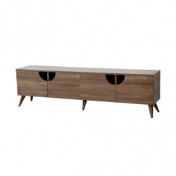 Mueble TV Grotte V2 Nogal Practica Hogar