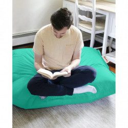 Puf de jardín Cushion 100x100 Turquesa Practica Hogar