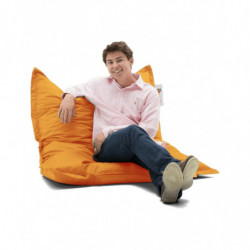 Puf de jardín Cushion 100x100 Naranja Practica Hogar