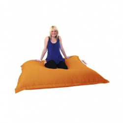 Puf de jardín Cushion 100x100 Naranja Practica Hogar