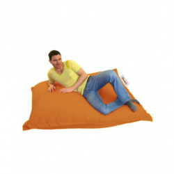 Puf de jardín Cushion 100x100 Naranja Practica Hogar