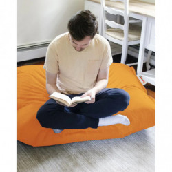 Puf de jardín Cushion 100x100 Naranja Practica Hogar