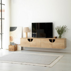 Mueble TV Grotte Roble Practica Hogar