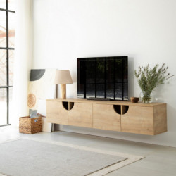 Mueble TV Grotte Roble Practica Hogar