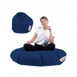 Puf de jardín Iyzi 100 Cushion Azul Oscuro Practica Hogar