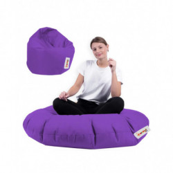 Puf de jardín Iyzi 100 Cushion Púrpura Practica Hogar