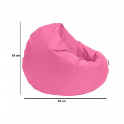 Puf de jardín Iyzi 100 Cushion Rosa Practica Hogar